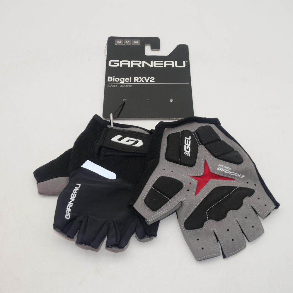 NEW Louis Garneau Biogel RX-V2 Bike Gloves Black  Adult Small
